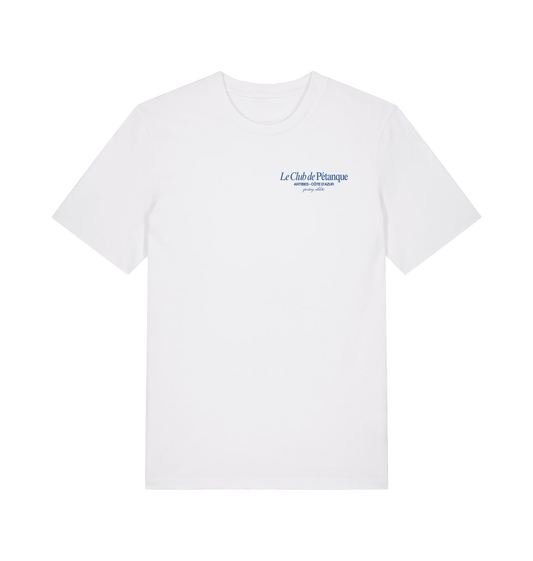 White Le Club de Petanque T-Shirt